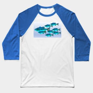 Largemouth bass school Baseball T-Shirt